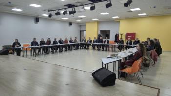 BANÜ-KAT Müdür Yardımcısı  Dr. Öğretim Üyesi Gözde Geçimli, Kadına Yönelik Şiddetle Mücadele Toplantısına Katıldı